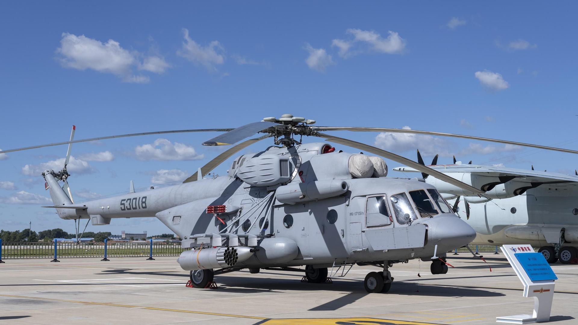 米-171SH武裝直升機(jī)，空中力量的璀璨明珠，米-171SH武裝直升機(jī)，空中璀璨明珠的震撼展現(xiàn)